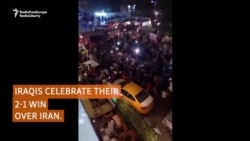 Iraqis Chant Slogans In Baghdad Against Iran After Football Win in Amman