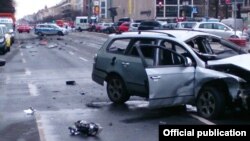 Взрыв автомобиля в Берлине, фото - twitter Полиции Берлина