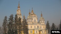 Вознесенский кафедральды соборы. Алматы, 6 қаңтар 2009 жыл.