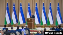 Uzbekistan - Shavkat Mirziyoyev, President of Uzbekistan in celebration of Independence Day, Tashkent, 31Aug2020