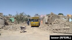 خسارات ناشی از حمله انتحاری موتر بمب امروز یکشنبه ۱۶ سرطان در غزنی. July 7 2019