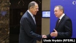 Міністры замежных спраў Расеі Сяргей Лаўроў і Беларусі Ўладзімер Макей