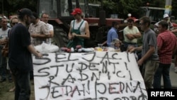 Protest poljoprivrednika u Zagrebu, lipanj 2010. godine