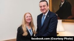 ელჩები კელი დეგნანი და დავით ბაქრაძე