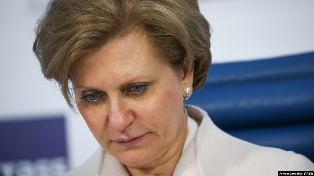 Anna Popova is the chairwoman of Russia's consumer protection agency. (file photo)