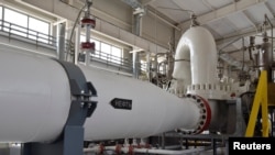 Stația de pompare a Consorțiului Conductelor din Marea Caspică (CPC) situată în apropierea orașului Atyrau, Kazahstan (fotografie de arhivă)