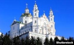 Свято-Успенский собор на территории Почаевской лавры, одной из православных святынь Украины