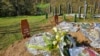 Bosnia, Donja Jablanica, cemetery, the graves of two young people who died in the floods on October 4