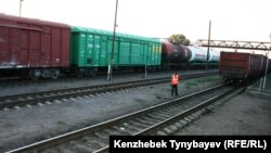 Яке аз истгоҳҳои роҳи оҳани Қазоқистон.
