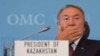 Президент Казахстана Нурсултан Назарбаев на пресс-конференции на полях сессии Всемирной торговой организации. Женева, 27 июля 2015 года.