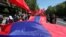 Armenia - The Armenian Communist Party holds a May Day demonstration in Yerevan, 1May2015.