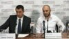 Эйваз Умеров и Абдурахман Салиев на пресс-конференции в Симферополе