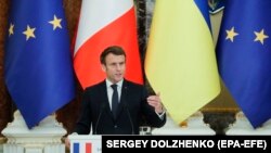 Президент Франції оголосив про проведення на полях Паризького мирного форуму гуманітарної конференції щодо ситуації в Секторі Гази