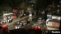 Eксплозија на автомобил-бомба пред полициска станица во градот Газиантеп 