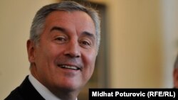 Црногорскиот премиер Мило Ѓукановиќ 