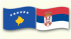 Ilustracija: Zastave Kosova i Srbije 