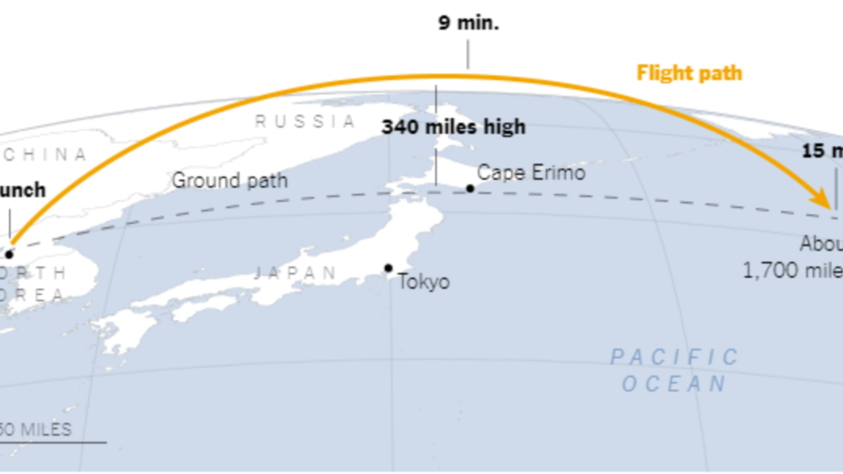 Расстояние от северной кореи до америки. Траектория полета баллистической ракеты. Траектория полета ракеты КНДР. Траектория полета китайской ракеты. Карта полета ракеты Северной Кореи \.