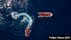 Spasilački čamci nevladine organizacije Proactiva Open Arms