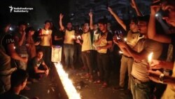 Candlelight Vigil Held At Site Of Baghdad Bombing