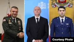 მარჯვნიდან: ვაჟა სირაძე, სულხან თამაზაშვილი და დავით თამაზაშვილი