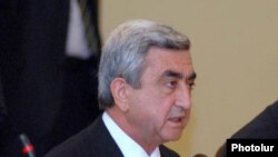 Armenia -- President Serzh Sarkisian.