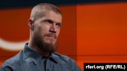 Олександр Ширшин, майор ЗСУ, екскомандир батальйону 47-ї бригади «Маґура» у студії Радіо Свобода. 30 березня 2026 року