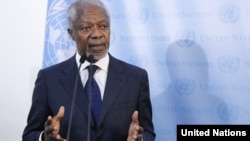 UN-Arab League special envoy Kofi Annan