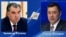 Кыргыз президенти Садыр Жапаров менен тажик лидери Эмомали Рахмондун телефондон сүйлөшкөнү тууралуу расмий маалымат менен коштолгон сүрөт.