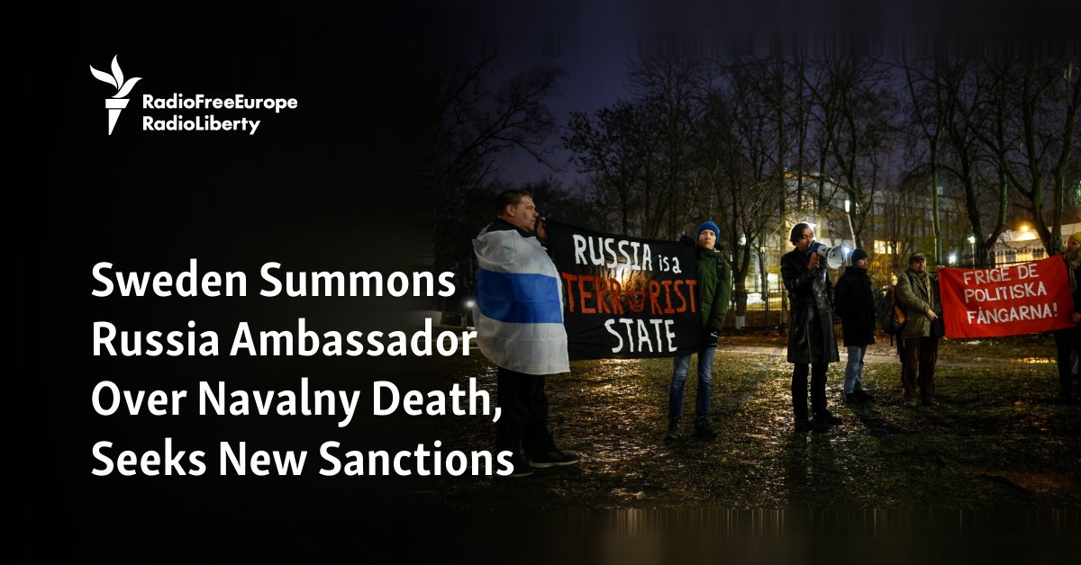 Sweden Summons Russia Ambassador Over Navalny Death, Seeks New Sanctions - Vimarsana News