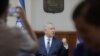 Israeli Prime Minister Benjamin Netanyahu speaks during a cabinet meeting in Jerusalem, August 13, 2017. REUTERS/Dan Balilty/Pool