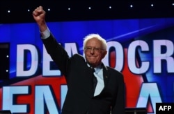 Bernie Sanders la o reuniune electorală