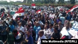 مظاهرات سابقة في ميدان التحرير في القاهرة