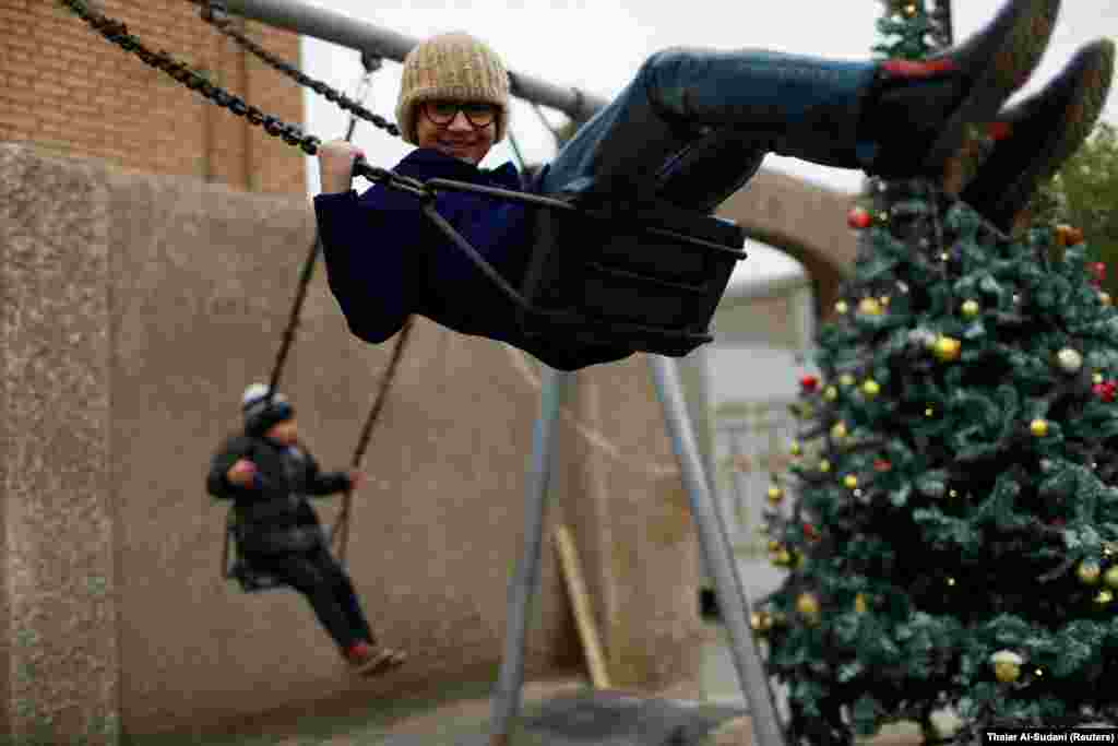 کودکان مسیحی عراقی در بغداد.