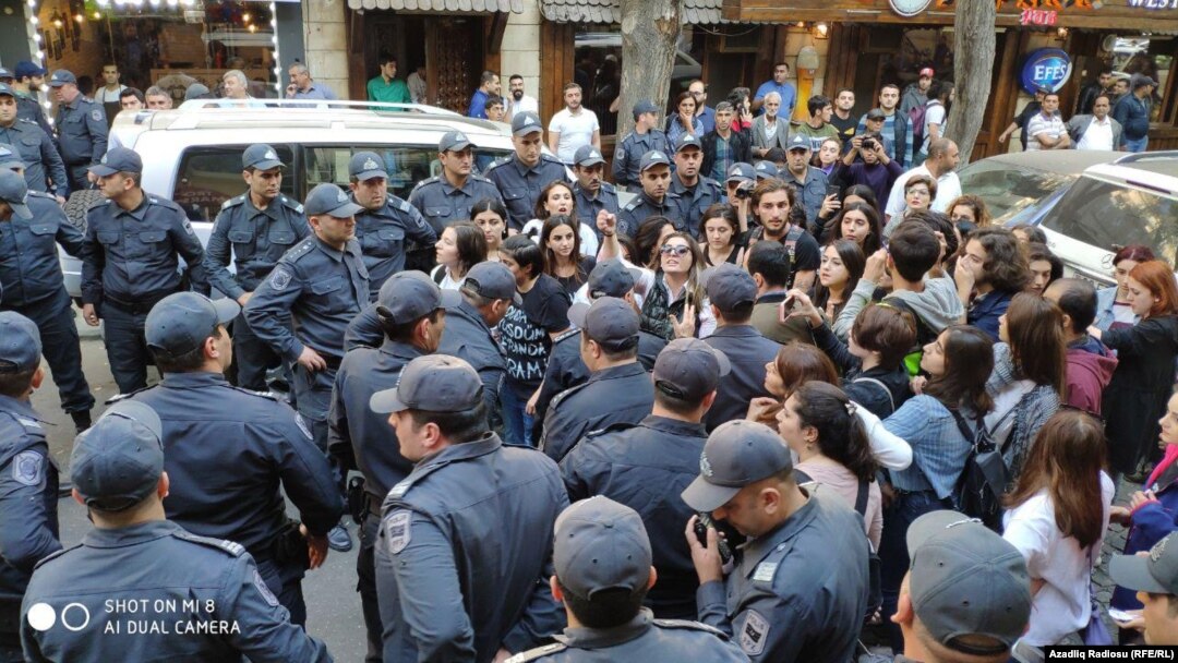 Qadına qarşı zorakılığa etiraz, BakI 20 OKTYABR 2019
