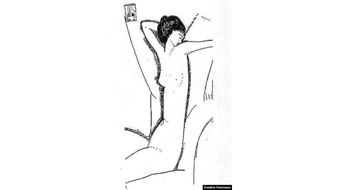 Anna Akhmatova-nın rəsmi, rəssam: Amadeo Modigliani