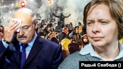 Аляксандар Лукашэнка і Вольга Лойка. Каляж. 