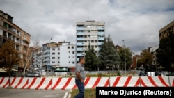 Pogled na Severnu Mitrovicu, najveću opštinu sa većinskim srpskim stanovništvom na Kosovu.