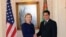 ABŞ-nyň döwlet sekretary Hillary Klinton we Türkmenistanyň prezidenti Gurbanguly Berdimuhamedow, Nýu-Ýork, 21-nji sentýabr, 2009-njy ýyl.
