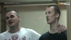 Сенцов і Кольченко заспівали в російському суді Гімн України – про це у відео за тиждень