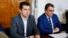 Кирил Петков (вляво) и Асен Василев, лидери на „Продължаваме промяната“. Снимката е архивна.
