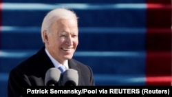 Joe Biden susține primul său discurs de președinte al SUA