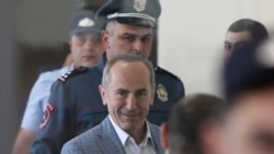 Armenia -- Former President Robert Kocharian attends the first court hearing in his trial in Yerevan, May 13, 2019.