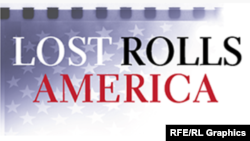 Logo projekta "Lost Rolls America" (Izgubljeni filmovi Amerike)