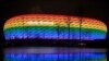 UEFA nu a permis ca Arena Allianz din München să fie iluminată în culorile steagului curcubeului în solidaritate cu comunitatea LGBTQ+. Stadionul fusese iluminat în acest fel în ianuarie. 