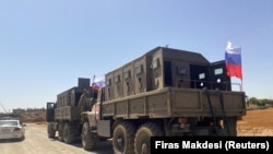 Российский военный конвой в Сирии, 9 сентября 2021 года