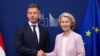 Mađarski premijer Petar Mađar i predsjednica Evropske komisije Ursula von der Layen u Briselu 29. maja 2026.