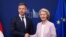 Mađarski premijer Petar Mađar i predsjednica Evropske komisije Ursula von der Layen u Briselu 29. maja 2026.