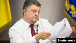 Президент Украины Петр Порошенко. 