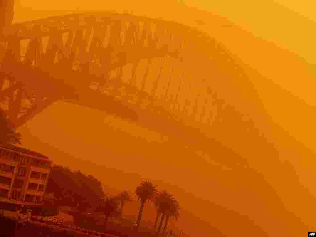 Пыльная буря в Сиднее, Австралия