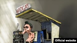 «Д’ябальская бэнзакалёнка» — карыкатурысты віншуюць Пуціна з народзінамі